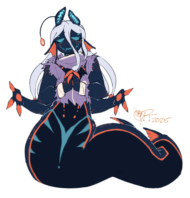 Fullbody flat colored