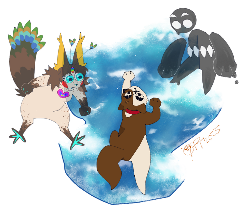 Fullbody flat colored