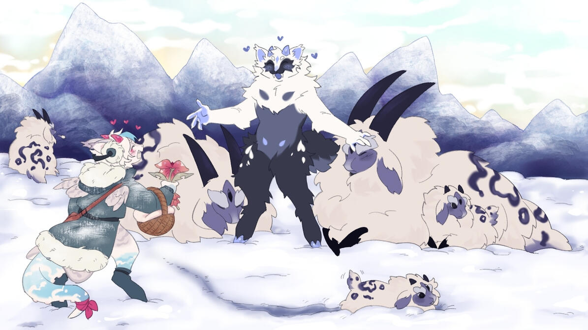 Fullbody flat colored